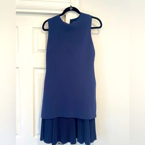 Navy knee length Theory dress size 6